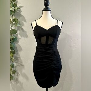 Women’s Emerald Sundae Black Dress, Size Small